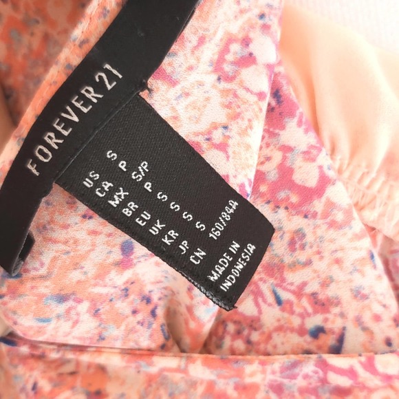 Forever 21 women's Pink Floral Dress size Small - Picture 4 of 4